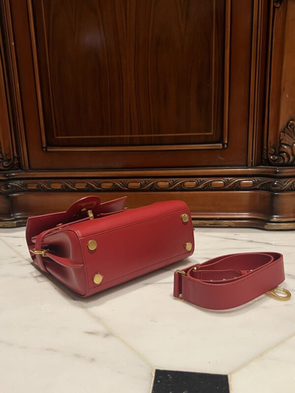 Balmain original single cowhide genuine leather  Women's Bag-23cm with original box free shipping