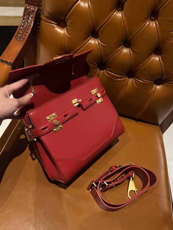 Balmain original single cowhide genuine leather  Women's Bag-23cm with original box free shipping