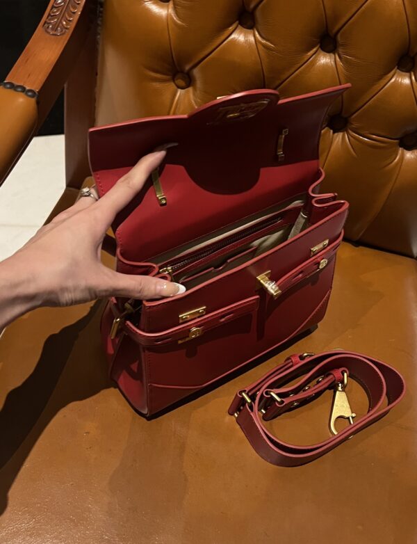 Balmain original single cowhide genuine leather  Women's Bag-23cm with original box free shipping