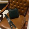 Balmain original single cowhide genuine leather  Women's Bag-23cm blue with original box free shipping
