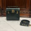 Balmain original single cowhide genuine leather  Women's Bag-23cm  with original box free shipping