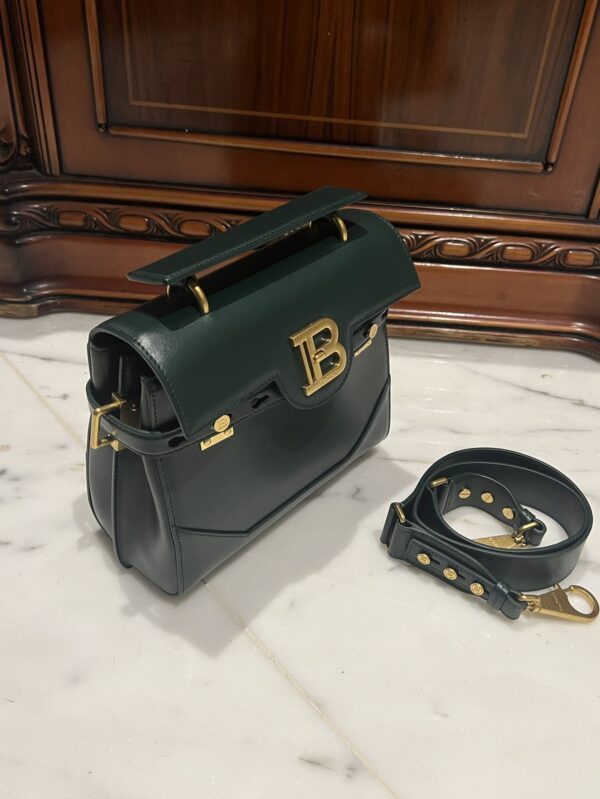 Balmain original single cowhide genuine leather  Women's Bag-23cm  with original box free shipping