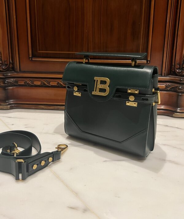 Balmain original single cowhide genuine leather  Women's Bag-23cm  with original box free shipping