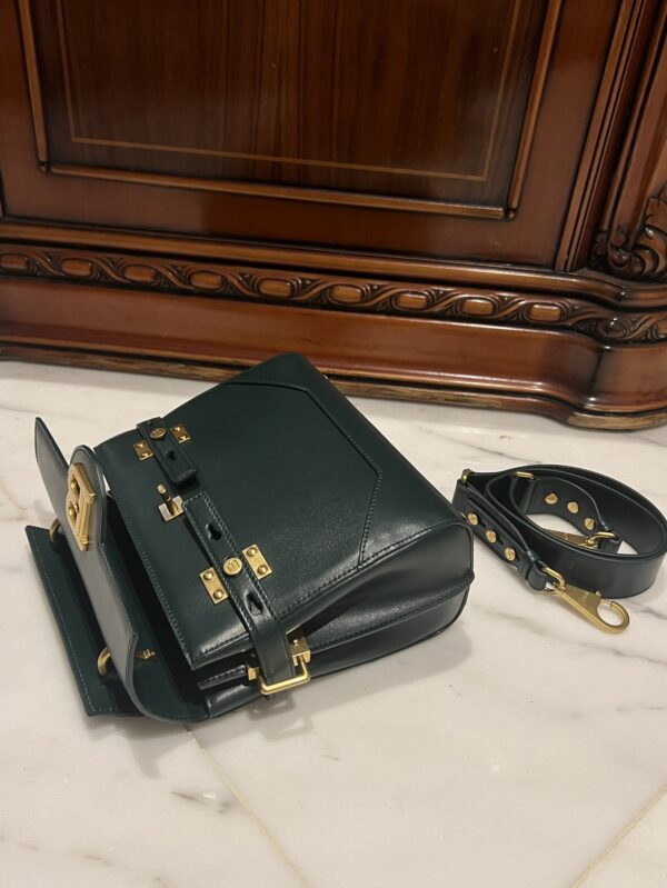 Balmain original single cowhide genuine leather  Women's Bag-23cm  with original box free shipping
