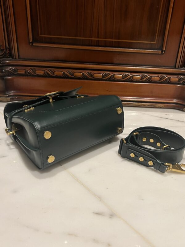 Balmain original single cowhide genuine leather  Women's Bag-23cm  with original box free shipping