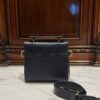 Balmain original single cowhide genuine leather  Women's Bag-23cm blue with original box free shipping