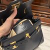 Balmain original single cowhide genuine leather  Women's Bag-23cm blue with original box free shipping