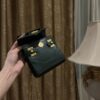 Balmain original single cowhide genuine leather mini  Women's Bag-10cm  with original box free shipping