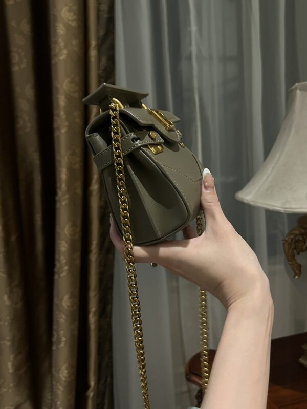 Balmain original single cowhide genuine leather mini  Women's Bag-10cm  with original box free shipping