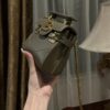 Balmain original single cowhide genuine leather mini  Women's Bag-10cm  with original box free shipping