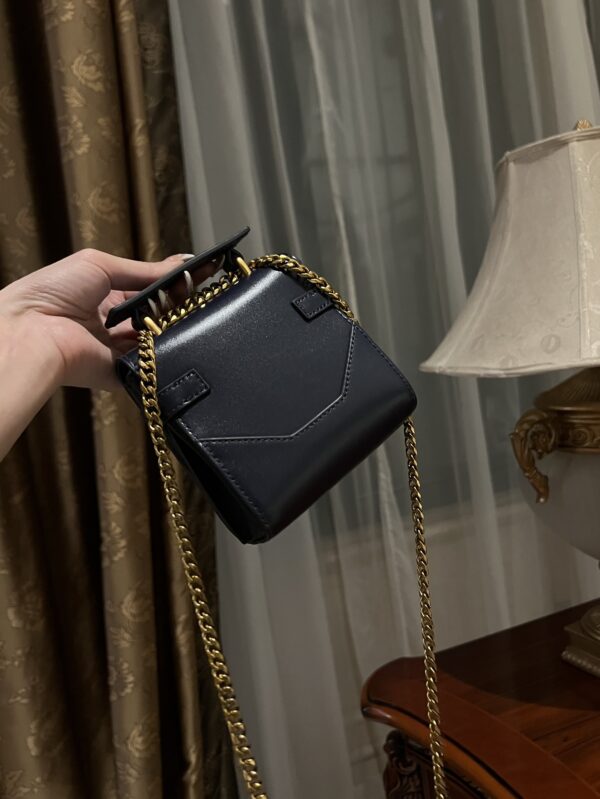 Balmain original single cowhide genuine leather mini  Women's Bag-10cm  with original box free shipping