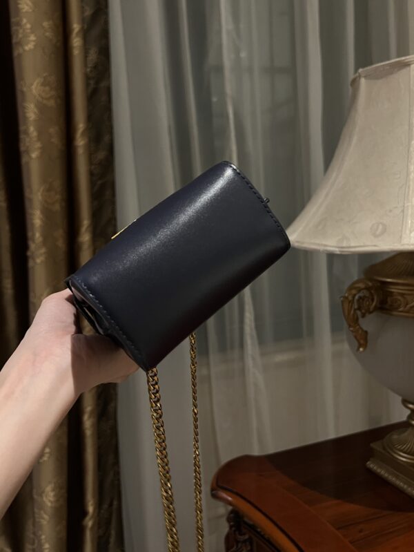 Balmain original single cowhide genuine leather mini  Women's Bag-10cm  with original box free shipping
