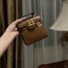 Balmain original single cowhide genuine leather mini  Women's Bag-10cm  with original box free shipping