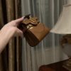 Balmain original single cowhide genuine leather mini  Women's Bag-10cm  with original box free shipping