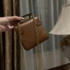Balmain original single cowhide genuine leather mini  Women's Bag-10cm  with original box free shipping