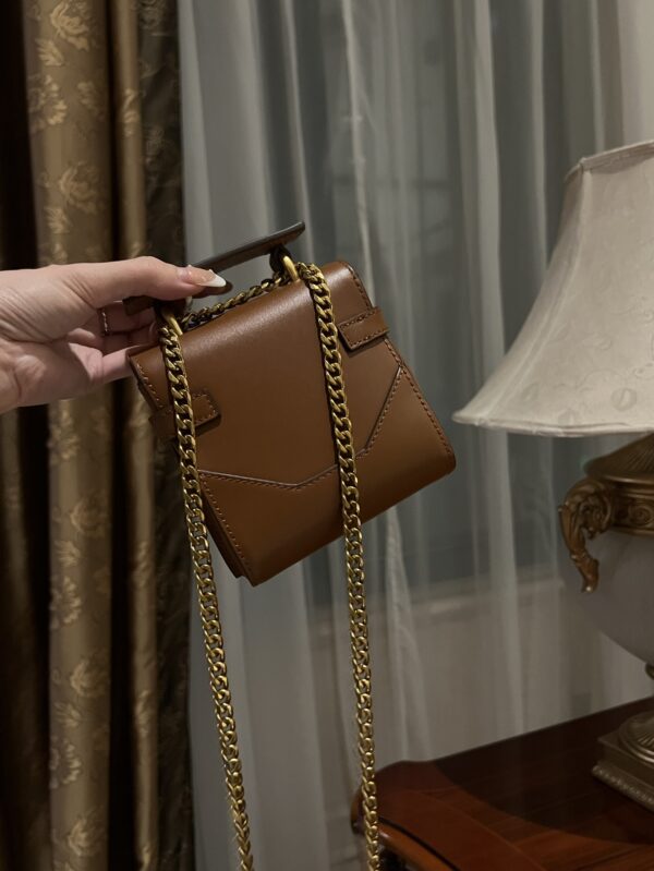 Balmain original single cowhide genuine leather mini  Women's Bag-10cm  with original box free shipping