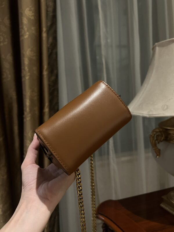 Balmain original single cowhide genuine leather mini  Women's Bag-10cm  with original box free shipping