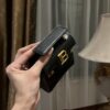 Balmain original single cowhide genuine leather mini  Women's Bag-10cm  with original box free shipping