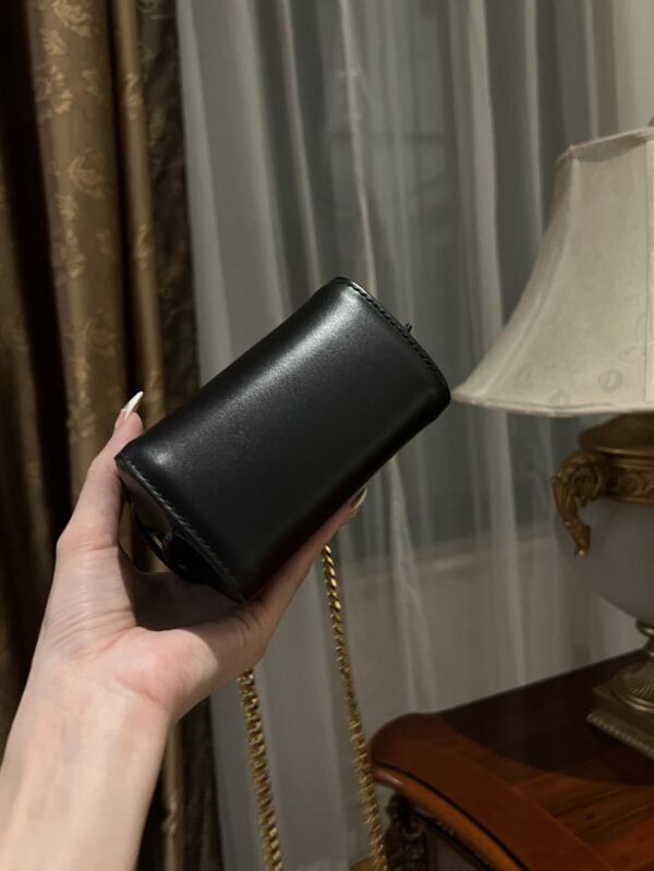 Balmain original single cowhide genuine leather mini  Women's Bag-10cm  with original box free shipping