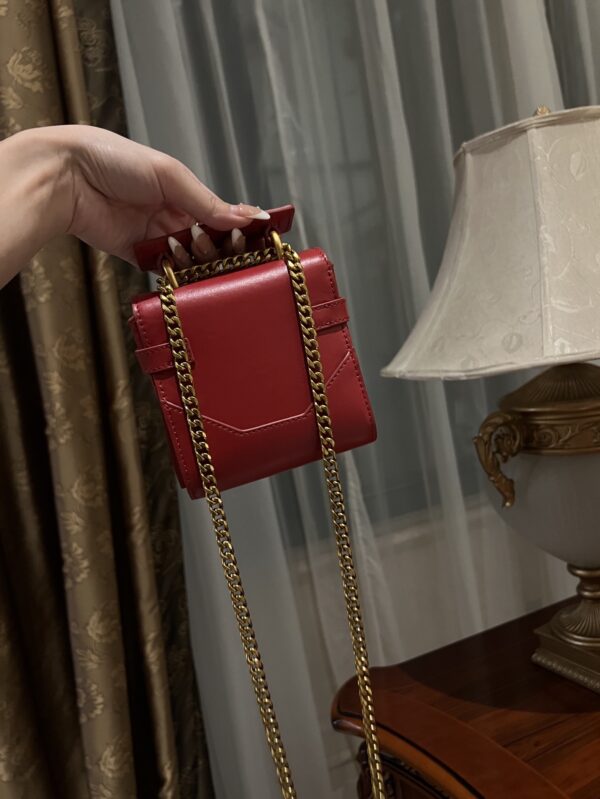 Balmain original single cowhide genuine leather mini  Women's Bag-10cm  with original box free shipping