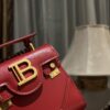 Balmain original single cowhide genuine leather mini  Women's Bag-10cm  with original box free shipping