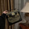 Balmain original single Women's Bag-23cm with original box free shipping