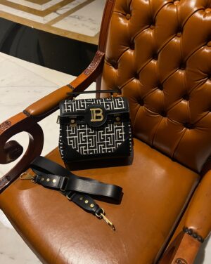 Balmain original single Women's Bag-23cm with original box free shipping