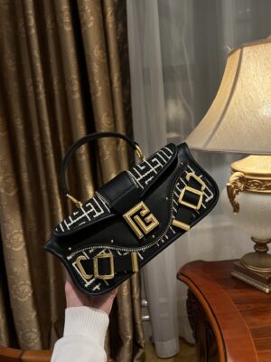 Balmain original single Women's Bag-26cm with original box free shipping