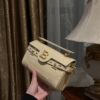 Balmain original single cowhide genuine leather crocodile pattern  Women's Bag-19cm with original box free shipping