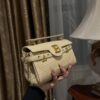 Balmain original single cowhide genuine leather crocodile pattern  Women's Bag-19cm with original box free shipping