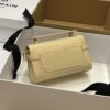 Balmain original single cowhide genuine leather crocodile pattern  Women's Bag-19cm with original box free shipping