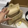 Balmain original single cowhide genuine leather crocodile pattern  Women's Bag-19cm with original box free shipping