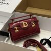 Balmain original single cowhide genuine leather crocodile pattern  Women's Bag-19cm with original box free shipping