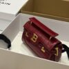Balmain original single cowhide genuine leather crocodile pattern  Women's Bag-19cm with original box free shipping