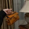 Balmain original single cowhide genuine leather crocodile pattern  Women's Bag-19cm with original box free shipping