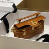 Balmain original single cowhide genuine leather crocodile pattern  Women's Bag-19cm with original box free shipping