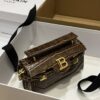 Balmain original single cowhide genuine leather crocodile pattern  Women's Bag-19cm with original box free shipping