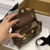 Balmain original single cowhide genuine leather crocodile pattern  Women's Bag-19cm with original box free shipping