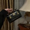 Balmain original single cowhide genuine leather crocodile pattern  Women's Bag-19cm with original box free shipping