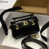 Balmain original single cowhide genuine leather crocodile pattern  Women's Bag-19cm with original box free shipping
