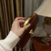 Balmain original single cowhide genuine leather crocodile pattern  Women's Bag-23cm with original box free shipping