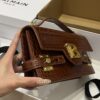 Balmain original single cowhide genuine leather crocodile pattern  Women's Bag-23cm with original box free shipping