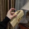 Balmain original single cowhide genuine leather crocodile pattern  Women's Bag-23cm with original box free shipping