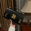 Balmain original single cowhide genuine leather crocodile pattern  Women's Bag-23cm with original box free shipping