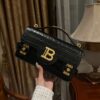 Balmain original single cowhide genuine leather crocodile pattern  Women's Bag-23cm with original box free shipping