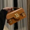 Balmain original single cowhide genuine leather crocodile pattern  Women's Bag-23cm with original box free shipping
