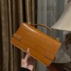 Balmain original single cowhide genuine leather crocodile pattern  Women's Bag-23cm with original box free shipping