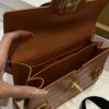Balmain original single cowhide genuine leather crocodile pattern  Women's Bag-23cm with original box free shipping