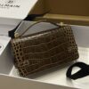 Balmain original single cowhide genuine leather crocodile pattern  Women's Bag-23cm with original box free shipping