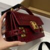 Balmain original single cowhide genuine leather crocodile pattern  Women's Bag-23cm with original box free shipping
